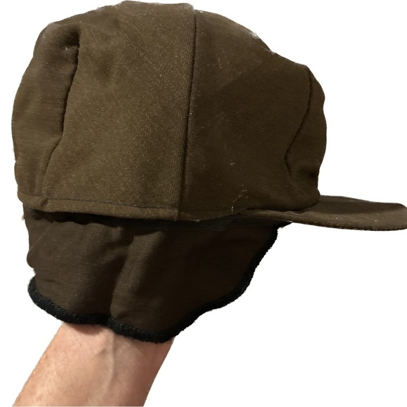 50%off wlike Vntg Men's Baseball Cap Earflaps fully line bill bends  sides flaw - Picture 1 of 9